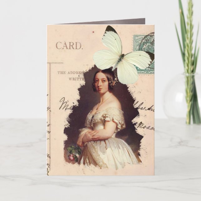 Tarjeta Alexandrina Victoria Feliz cumpleaños (Anverso)