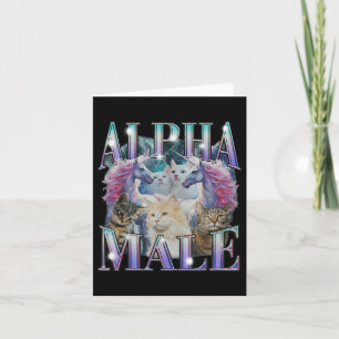 Tarjeta Alfa macho unicornio Cat Ironage