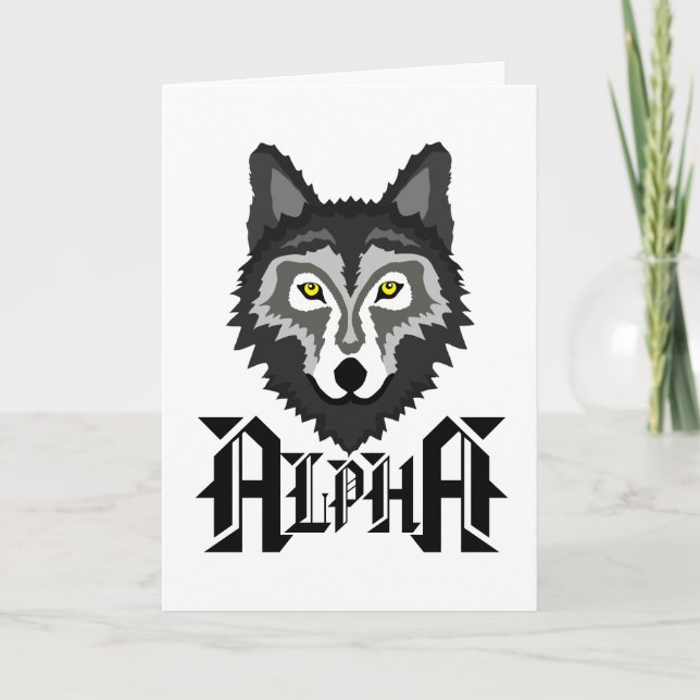 Tarjeta Alfa Wolf (Anverso)