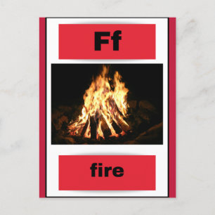 tarjeta alfabética (con imagen real)