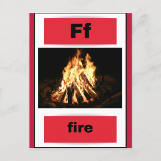 tarjeta alfabética (con imagen real)