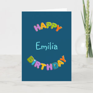 Tarjeta alfabeto animal - cumpleaños