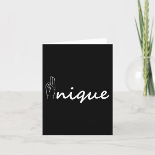 Tarjeta Alfabeto único ASL American Sing Language ASL Tea