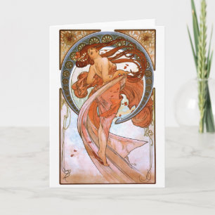 Tarjeta Alfons Mucha: Danza
