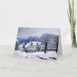 Tarjeta Alfred Sisley - Colocar a Chenil en Marly, efecto 