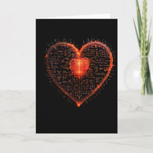 Tarjeta Álgebra de San Valentín, Matemáticas, Física, Quím