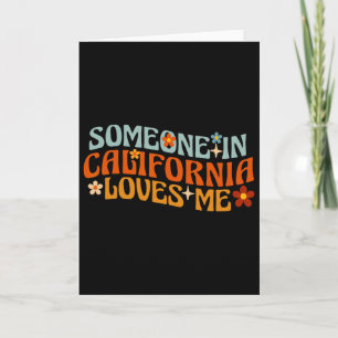 Tarjeta Alguien en California me ama