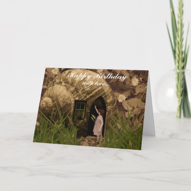 Tarjeta ¿Alguien en casa? (Anverso)