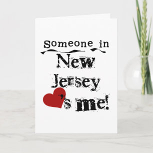 Tarjeta Alguien en New Jersey me ama