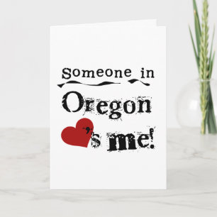 Tarjeta Alguien en Oregon me ama
