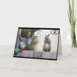 Tarjeta ¿Alguien ha visto mis nueces?