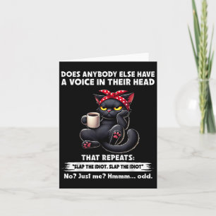 Tarjeta ¿Alguien Más Tiene Una Voz En Su Cabeza Que