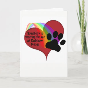 Tarjeta Alguien me está esperando en el gato del puente ar