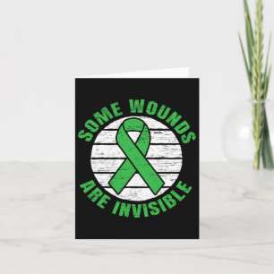 Tarjeta Algunas Heridas Son Conciencia Invisible De La Sal