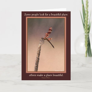 Tarjeta Algunos buscan un lugar de bonito y otros lo hacen