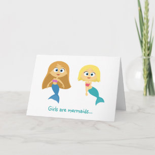 Tarjeta "Algunos chicos también son sirvientas"