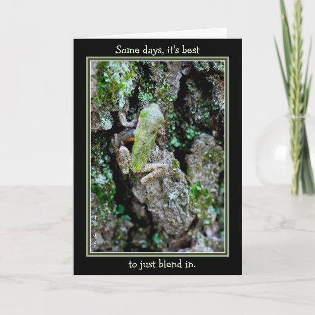 Tarjeta Algunos días, es el mejor apenas mezclarlo (Anverso)