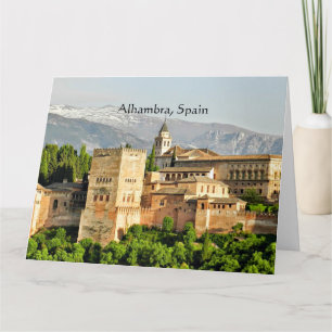 Tarjeta Alhambra, España