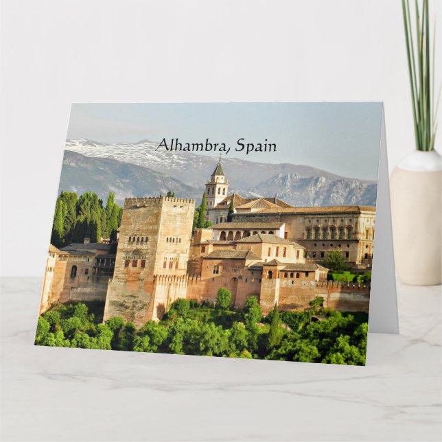Tarjeta Alhambra, España (Anverso)