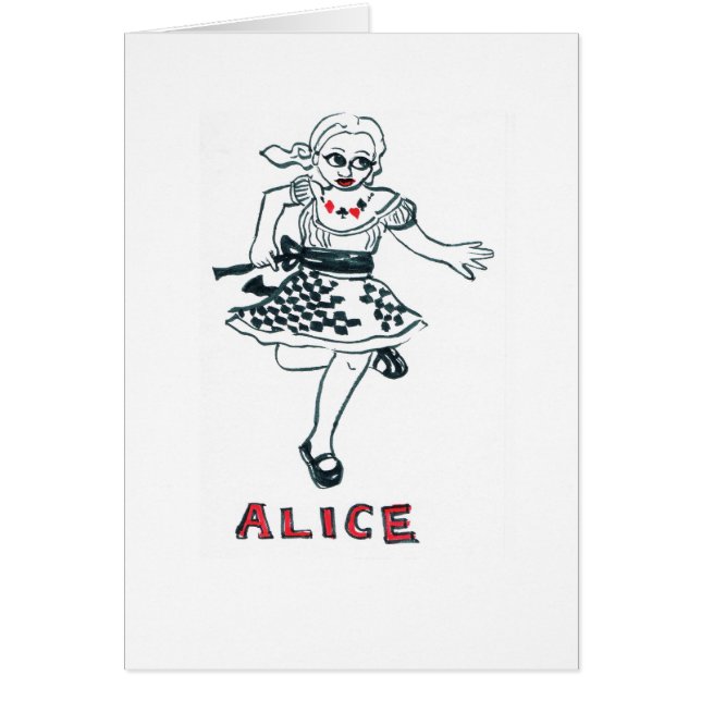 Tarjeta Alice (Frente)