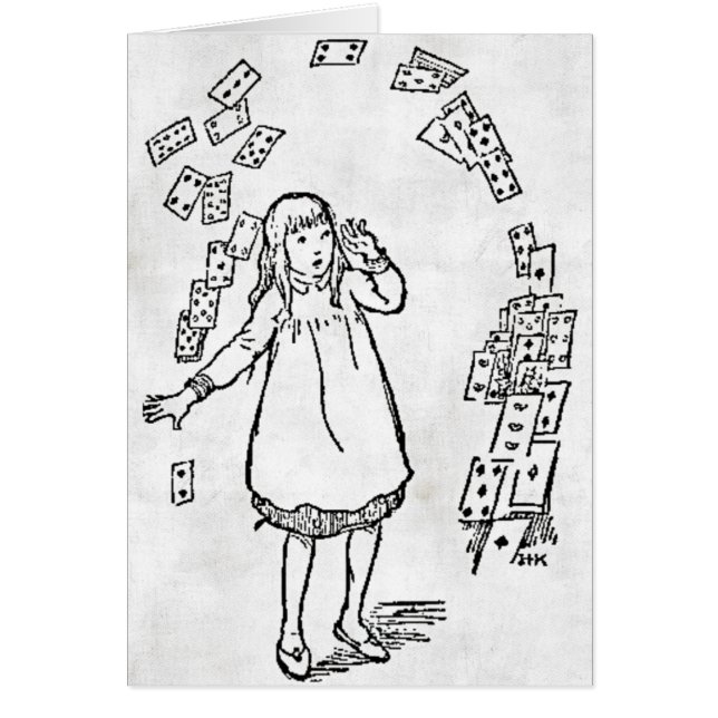 Tarjeta Alice In Wonderland (Frente)