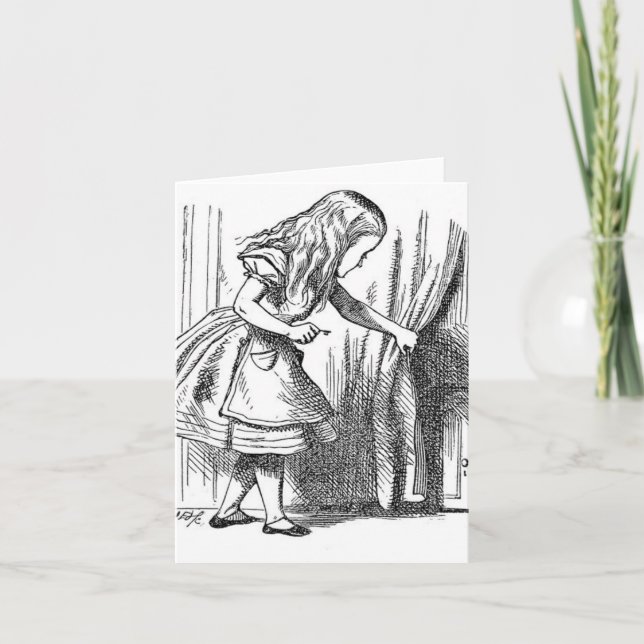 Tarjeta Alicia en el país de las maravillas (Anverso)