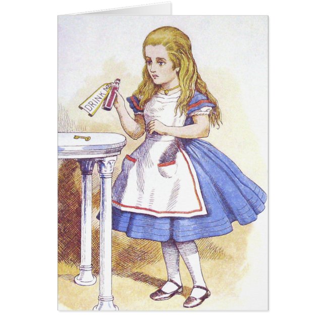 Tarjeta: Alicia en el país de las maravillas - Beb (Frente)