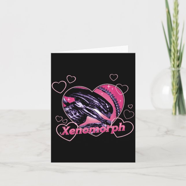 Tarjeta Alien 3 Valentine's Day Loving Xenomorph Heart Rtr (Anverso)