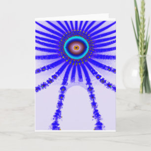 Tarjeta Alien Eye drops down for the Holidays