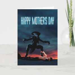 Tarjeta Alien Happy Mother's Day