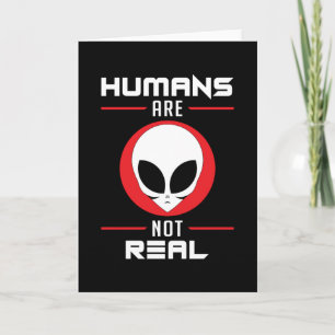 Tarjeta Alien Head Ufo Aliens Area 51 Space Funny Gift