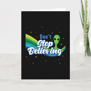 Tarjeta Alien Head Ufo Aliens Space Area 51 Gracioso regal