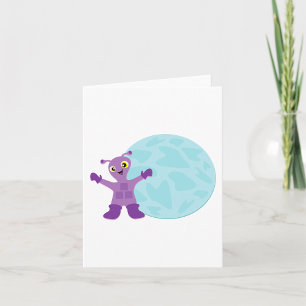 Tarjeta Alienígena Púrpura