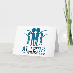 Tarjeta Alienígenas, ya están aquí