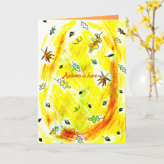 Tarjeta Aliento de Otoño (Colección Casa del Árbol de Otoñ