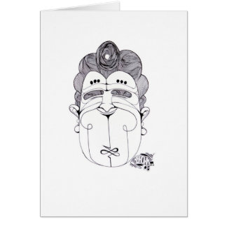 tarjeta alimentada del "hombre feliz"