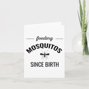 Tarjeta Alimentar a los mosquitos desde el nacimiento de d