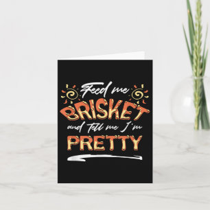 Tarjeta Alimentarme Brisket Y Decirme El Regalo De Bonito