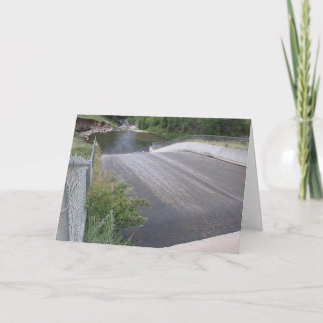 Tarjeta Aliviadero Havre, Montana (Anverso)