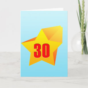 Tarjeta ¡All Star treinta años! Cumpleaños