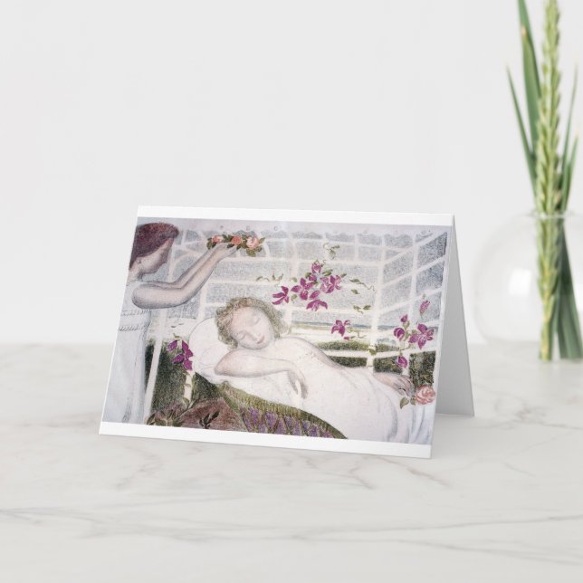 Tarjeta Allegory, Maurice Denis (Anverso)