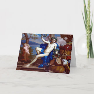 Tarjeta Allegory of Sacred and Profane Love Fine Art Card