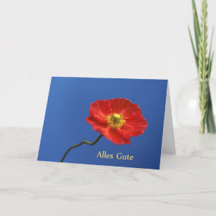 Tarjeta Alles Gute Grusskarte