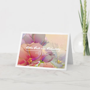Tarjeta Alles Gute zum Geburtst Nombre personalizado Cumpl