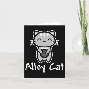 Tarjeta Alley Cat Bowling Cute Kitty Lover Bowler