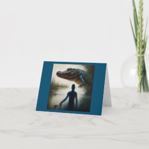 Tarjeta Alligador de animales espirituales 2