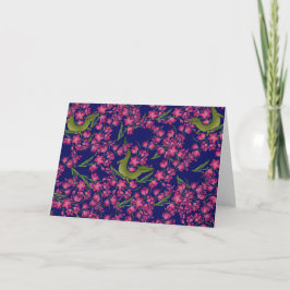 Tarjeta Alligador Floral Gator Chica Flores Alligadores