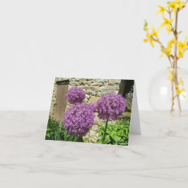 Tarjeta Allium (en blanco)
