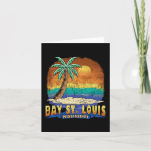 Tarjeta Alma afligida de la vieja bahía de St. Louis Missi