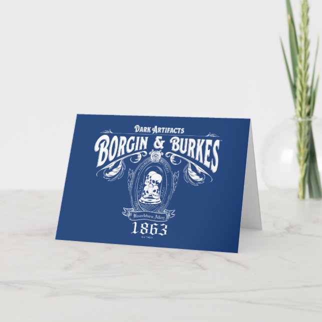 Tarjeta Almacén de artefactos oscuros BORGIN & BURKES™ Grá (Anverso)